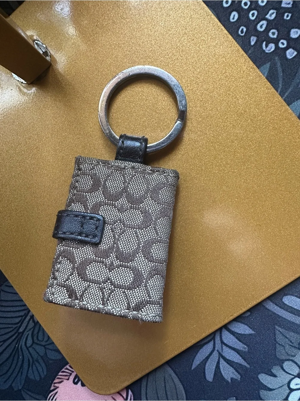 Coach Picture Frame Keychain